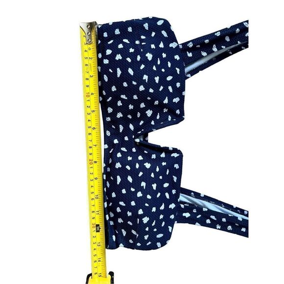 Aerie Blue Bikini Top sz M - Picture 7 of 8